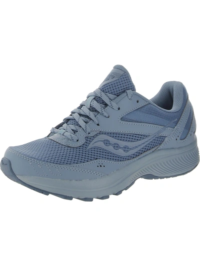 Saucony Cohesion 15 Plush Womens Fitness Workout Athletic And Training Shoes In Blue