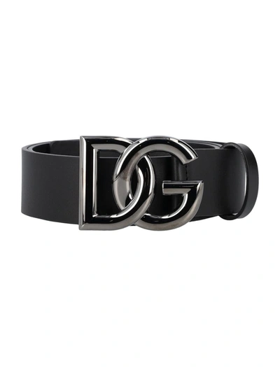 Dolce & Gabbana Belt Dg H40 In Black