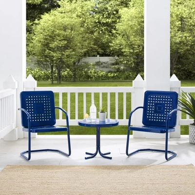 Crosley Furniture Bates 3 Pc Outdoor Chair Set