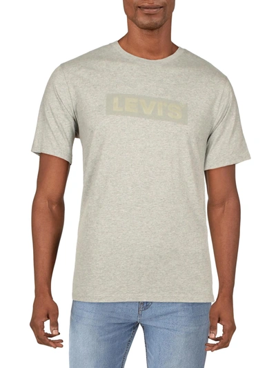 Levi's Mens Relaxed Logo Graphic T-shirt In Grey