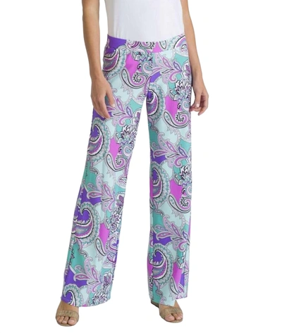 Jude Connally Trixie Cropped Pant In Paisley Maxi Seamist In Multi