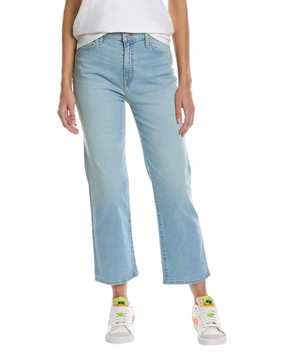 Hudson Jeans Noa Rachel High-rise Straight Crop Jean In Blue