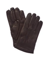 Portolano Men's Handsewn Napa Leather Gloves In Brown