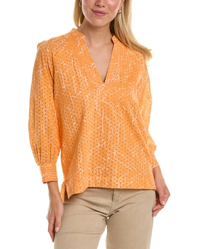 Joie Eyelet Top In Orange