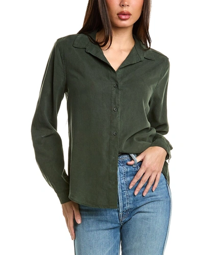 Bella Dahl Classic Button-down Shirt In Green