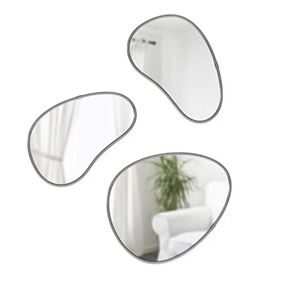 Umbra Hubba Pebble Mirrors, Set Of 3