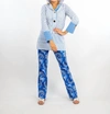 Ck Bradley Meister Pant In Costa Navy Blue In Multi
