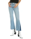 Hudson Jeans Rosie High-rise Wide Leg Crop Blue Spring Jean In Blue