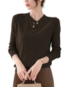 Vera Dolini Sweater In Brown