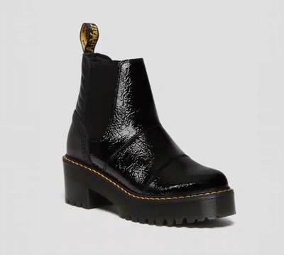 Dr. Martens' 1460 Patent Leather Womens Boots In Black Patent
