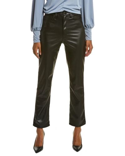 JOE'S JEANS THE HONOR HIGH-RISE BLACK STRAIGHT ANKLE JEAN