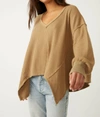 FREE PEOPLE CORALINE THERMAL IN OLIVE TAPENADE