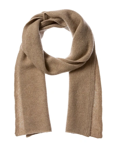 Portolano Cashmere Scarf In Brown