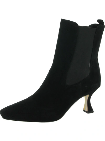 Sam Edelman Ulissa Womens Zipper Heels Ankle Boots In Black