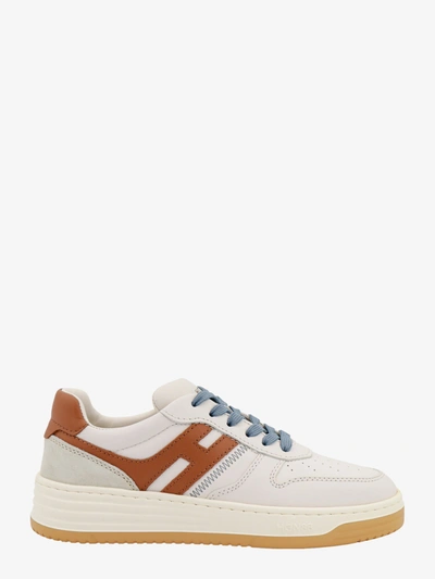 Hogan Trainers  H630 Polychrome In Brown,off White