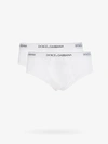 Dolce & Gabbana Brando Briefs In Ribbed Cotton In White