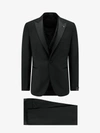 Tagliatore Single-breasted Virgin-wool Suit In Black