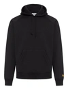 Carhartt Chase Hooded Sweatshirt In Black