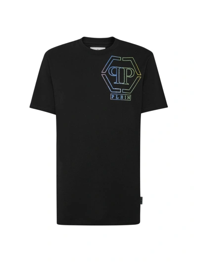 Philipp Plein T-shirt With Rhinestones In Black