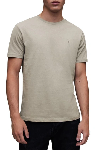 Allsaints Brace Tonic Crew T-shirt In Grey