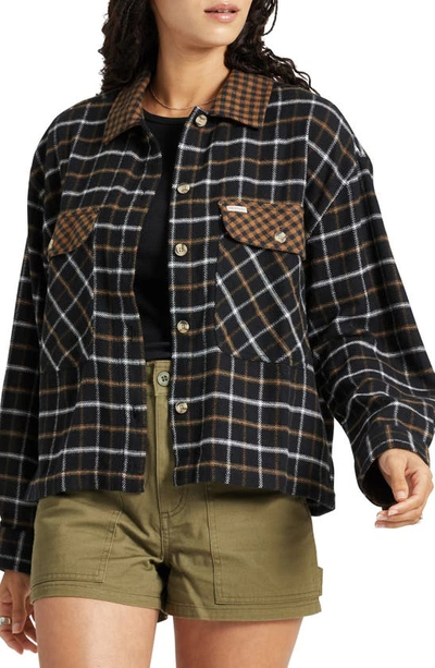 Brixton Black And Bison Bowery Long Sleeve Womens Flannel