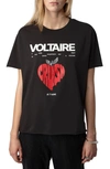 Zadig & Voltaire Tommer Concert Tee In Carbone