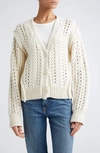 A.l.c A. L.c. Woman Cardigan Ivory Size M Merino Wool In Off White