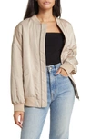 OPEN EDIT OVERSIZE BOMBER JACKET