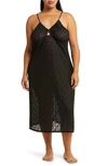 OPEN EDIT CUTOUT LACE NIGHTGOWN