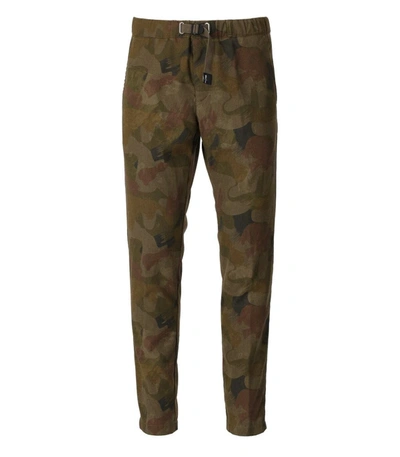 White Sand Men's Floral Camouflage Slim-fit Pants In Green