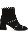 ALEXA WAGNER STUDDED ANKLE BOOTS,GISELLE12197403