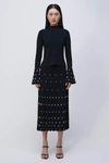 Jonathan Simkhai Primrose Skirt In Black