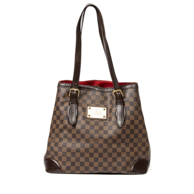 Pre-owned Louis Vuitton Hampstead Mm In Brown