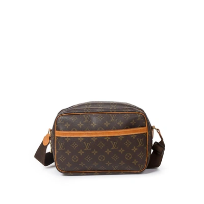 Pre-owned Louis Vuitton Reporter Pm In Brown