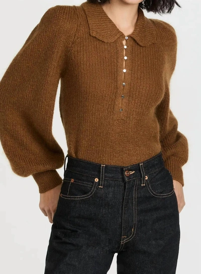 Ba&sh Tilte Sweater In Brown