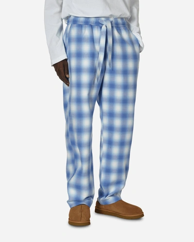 Tekla Flannel Plaid Pijamas Pants In Blue