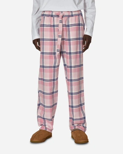 Tekla Flannel Plaid Pijamas Pants In Pink