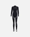 Vuarnet Women Seamless Catsuit In Black