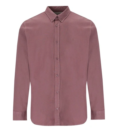 Carhartt Long Sleeve Bolton Shirt Daphne (garment Dyed) In Pink