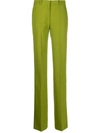 DEL CORE DEL CORE PRESSED-CREASE STRAIGHT-LEG TROUSERS