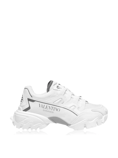 Valentino Garavani Valentino Climbers Logo Sneakers In White