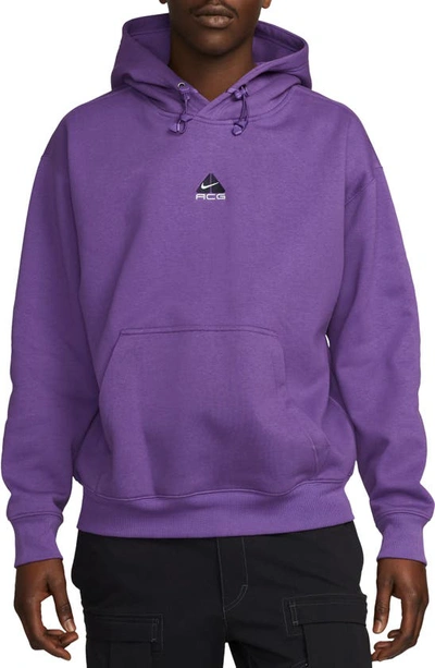 Nike Unisex  Acg Therma-fit Fleece Pullover Hoodie In Purple
