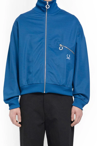 Raf Simons Blue Fred Perry Edition Track Jacket | ModeSens