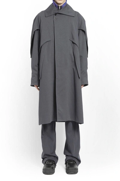 Kiko Kostadinov Coats In Grey