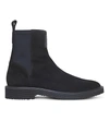 GIUSEPPE ZANOTTI Neoprene-panel suede Chelsea boots