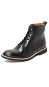 PS BY PAUL SMITH HAMILTON LEATHER BOOTS,PSBYP30236
