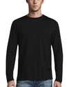 Derek Rose Mens Black Basel Long-sleeved Stretch-modal Top Xxl