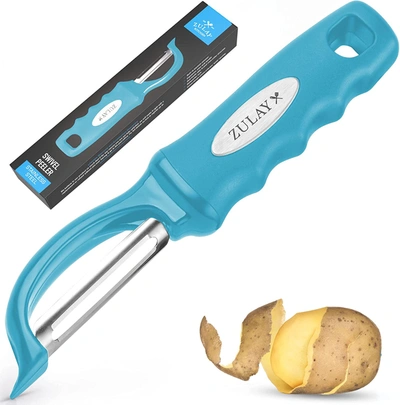 Zulay Kitchen Professional Vegetable Peeler With Built-in Stain Remover