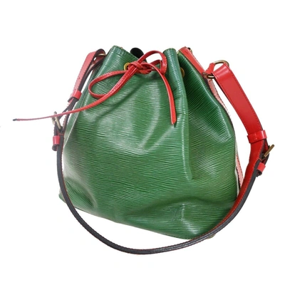 Pre-owned Louis Vuitton Petit Noé Plated Shoulder Bag () In Green