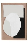 Vivian Lune Home Abstract Framed Wall Art In Brown